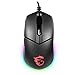 Price comparison product image MSI CLUTCH GM11 Gaming Mouse - 5000 DPI Optical Sensor, Symmetrical, 10M+ Click OMRON Switches, 6-Buttons, 1ms Latency, RGB Mystic Light, 89g - Wired