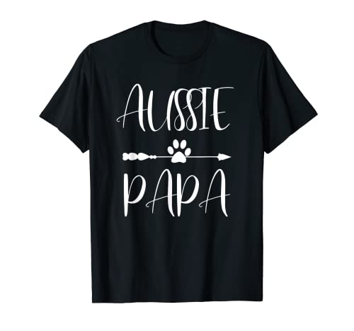 Homme Aussie T-shirt Papa Australian Shepherd pour chien T-Shirt