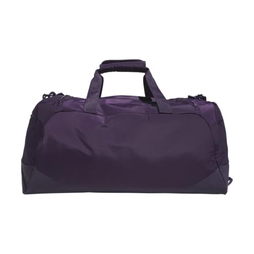 Image of adidas Defender 5 Duffel Bag for Sports, Gym and Travel, Aurora Plum Purple /Aurora Black, OSFA