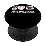 Photo Gallery peace love america usa flag independence day 4 luglio popsockets popgrip adesivo Photo Gallery peace love america usa flag independence day 4 luglio popsockets popgrip adesivo