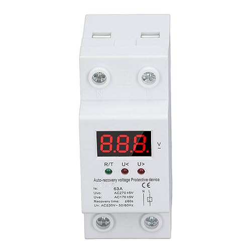 Dispositif de protection de tension rail DIN 63A pour tableau