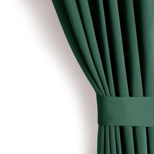 Cortina opaca de 140 x 245 cm textil para ventanas de dormitorio 6