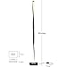 Brightech Helix LED Floor lamp, Bright Floor Lamp for Living Rooms & Bedrooms, 48