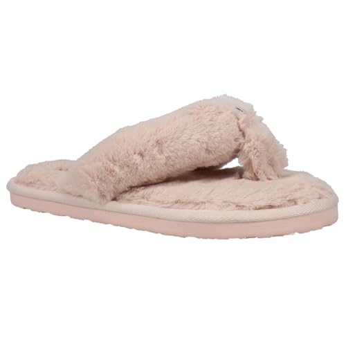 PUMA PUMA Womens Fluff Slide Slipper, Island Pink-PUMA Womens Black, 9