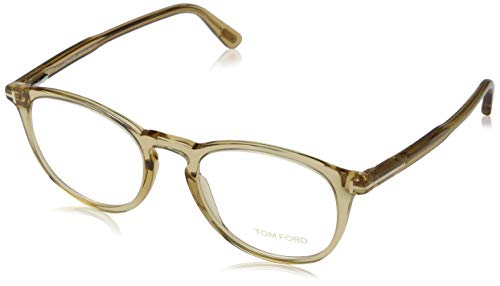 Tom Ford FT5401 Eyeglass Frames - Shiny Light Brown Frame, Shiny Light Brown Lenses, FT540151045