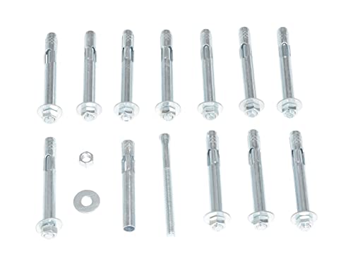 Anclajes de hormigón STL de .5x4 pulgadas con acabado resistente para obras 3