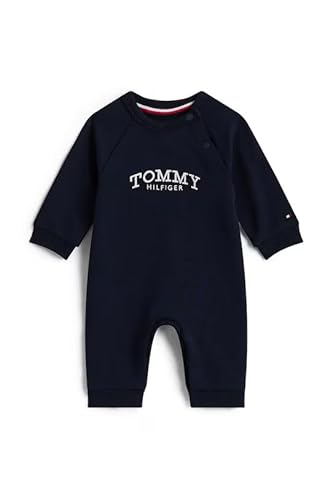 Tommy Hilfiger Newborn MONOTYPE COVERALL KN0KN02136 BLUE (Dark Night Navy) 9 Month