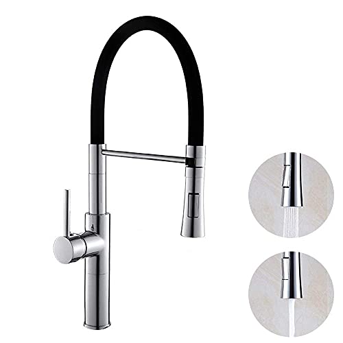 YCVAWEOD Robinets Cuisine à Eau Robinet de Cuisine de Cuisine de Cuisine mixeur d'eau mélangeur d'eau Robinet en Laiton Single Sort Swivel sperme pulvérisateur mixivalve européen lavabo Moderne hôtel