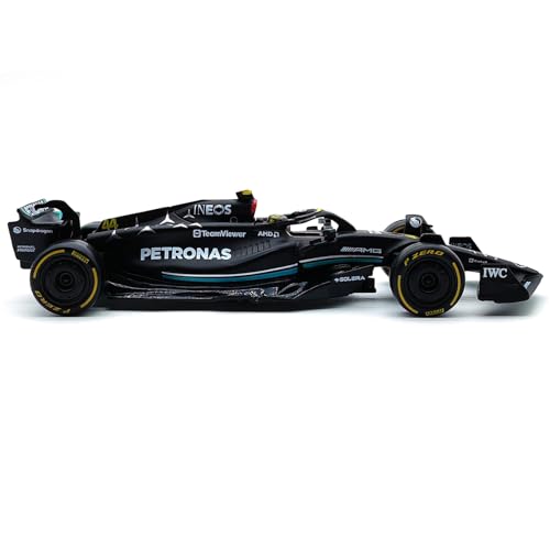 Modelo Diecast 1:43 Team W14 2023 Lewis Hamilton miniatura 6