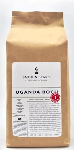 Uganda Aa Café Verde en Grano Sin Tostar 5 Libras miniatura 1