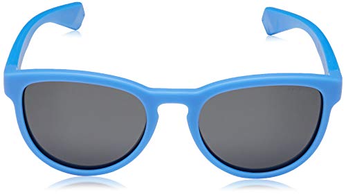 Polaroid Sunglasses PLD8030/S Oval Sunglasses, Blue/Polarized Gray, 47mm, 18mm2