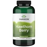 Swanson Hawthorn Berries Supplement | Supports Blood Pressure & Heart Health 250 Capsules, 565 mg Ea