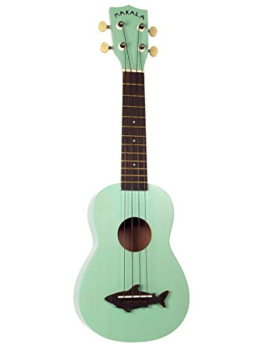 Kala MK-SS-GRN Makala Shark Soprano Ukulele – Surf Green Bundle with Gig Bag, Tuner, Austin Bazaar Instructional DVD… - Les Beatles, Paul McCartney, John Lennon, RIngo Starr, George Harrison Kala MK-SS-GRN Makala Shark Soprano Ukulele - Surf Green Bundle with Gig Bag, Tuner, Austin Bazaar Instructional DVD… – Image 4