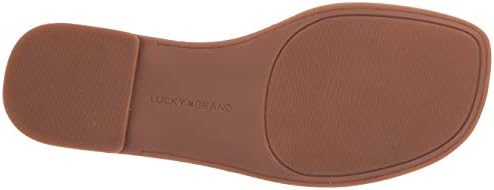 Lucky Brand Women's BYLEE Flat Sandal, Wild Lime, 5.5 | Image 3