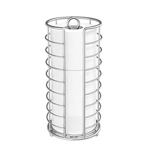Kerisgo Toilet Paper Holder Stand, Freestanding Bathroom Toilet Paper Organizer, 3 Mega Roll Toilet Paper Holder for Under Sink, Vanity, Cabinet Shelf (Silver) Kerisgo Toilet Paper Holder Stand, Freestanding Bathroom Toilet Paper Organizer, 3 Mega Roll Toilet Paper Holder for Under Sink, Vanity, Cabinet Shelf (Silver)