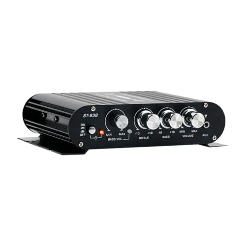 400w ST-838 Verstärker Schwarz Mini Hifi Fm Radio Power Stereo