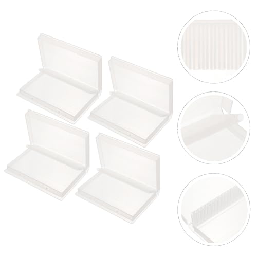 SAFIGLE Boîte de rangement forets à ongles 4 pièces, plastique durable blanc, 20 trous, accessoire pour manucure à domicile et professionnel – vue 7