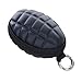 Sac de rangement Grenade À Main En Forme De Sac De Rangement Hommes Femmes Porte-monnaie Porte-clés Clé De Stockage De Fil For Organisateur Bourse À Glissière Pratique Sac (Color : Black)