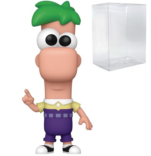POP Disney: Phineas and Ferb - Ferb Fletcher #1628 Funko Vinyl Figure (Bundled with Compatible Box Protector Case) Multicolored 3.75 inches