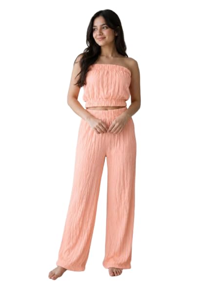 sb fashions Women's Premium Cotton Chicken Palazzo | Soft & Breathable Chikankari Embroidered Palazzo Pants | Elastic Waist | Comfortable Ethnic Bottom Wear for Daily, Casual & Festive Use-picture-16