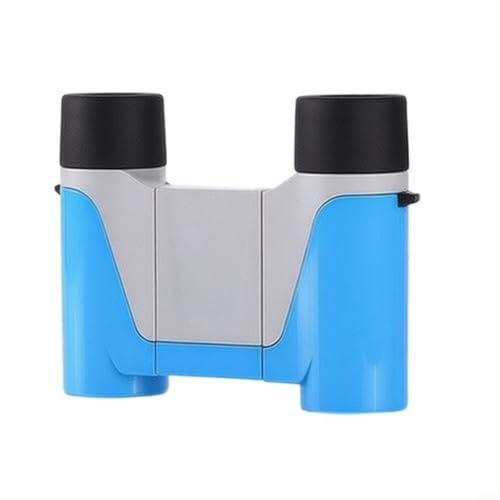 Wodsty Prismáticos ligeros para niños con diseño compacto ajustable ABS azul rosa para exploración (FF 7 x 18 azul azul)