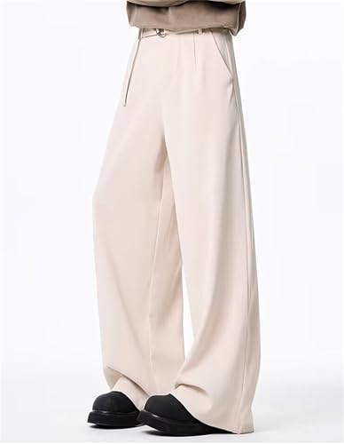 Betusline Women's Wide Leg Dress Pants with Matching Belt4