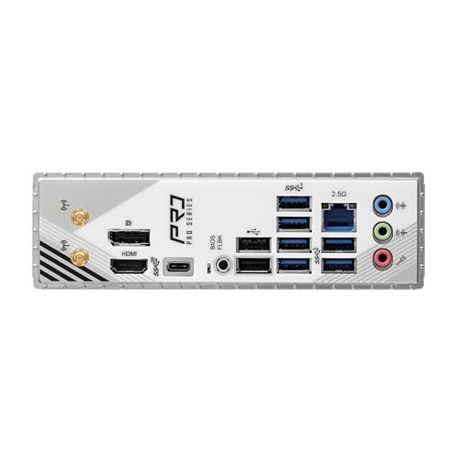 Image of ASRock B860 Pro RS WiFi 6E Intel Core Ultra (Series 2) DDR5 up to 8666+ (OC) MHz 256GB M.2 LGA1851 ATX Motherboard BIOS Flashback SATA3 6.0 Gb /s PCIe 5.0 Realtek 2.5G LAN M.2
