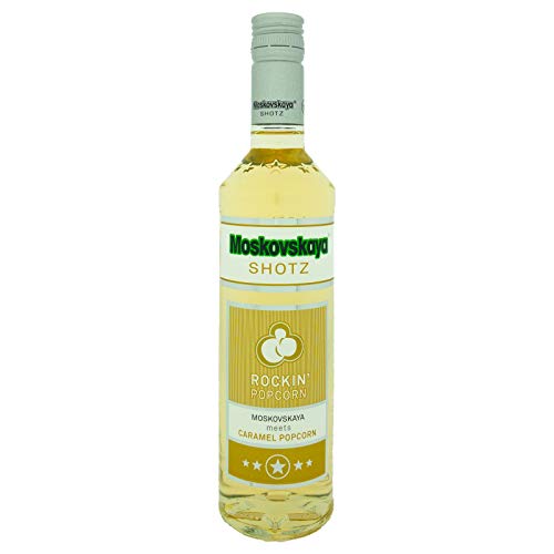 Moskovskaya Shotz Rockin Popcorn Likör 17% 0,5l Flasche Cover