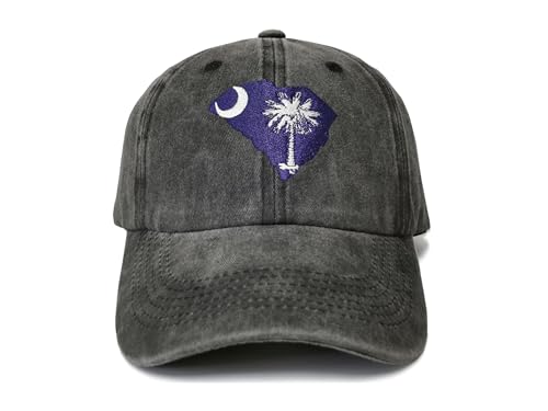 Shenbors Embroidered South Carolina State Flag Dad Hat Gifts for Men Women