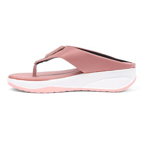 Image of JIG & SID Women & Girls Flip-Flops Slippers Light weight, Soft Footbed, Comfortable & Stylish Wedges Slip On Slipper For Casual Wear & Formal Wear (J S 110645)