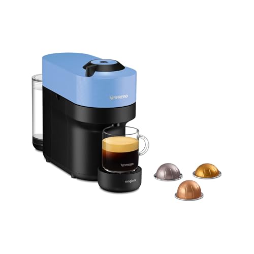 Magimix Machine à Café Nespresso Vertuo Pop Bleu Cafetière à Capsules 11731