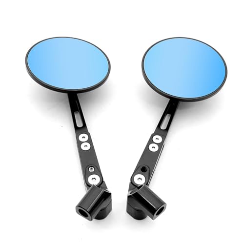 Espejos retrovisores de manillar universales de 8mm y 10mm para moto y scooter eléctrica
