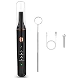 Plaque Remover for Teeth Cleaning, Tooth Cleaner with 5 Modes & LED Light for Hard Tartar Stain Removal, Dental Care Kits Tools