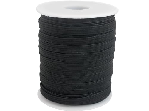 Opiniones y reviews de Merceria los 10 mejores. 47 JESEP YONG - Banda elástica plana de 6 mm, 1/4 pulgadas, 45 yardas de punto elástico fino, trenzado pesado, correa elástica, hilo elástico para costura, cintura, máscara de...