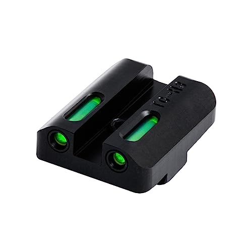 Image of TRUGLO TFX Handgun Sight | Durable Shock-Resistant Compact Brightly Glowing Tritium & Fiber-Optic Xtreme Day /Night Sight for Handguns
