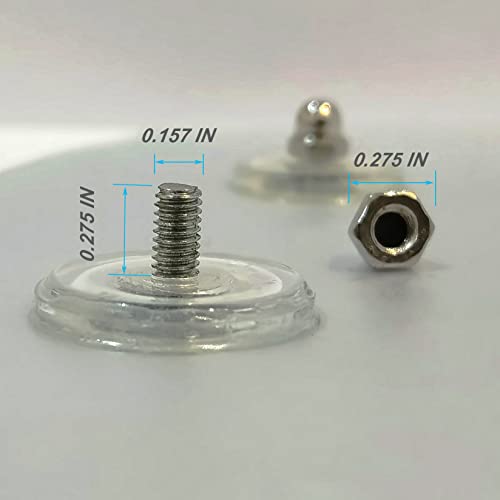 Gueryee 4Pcs Shower Caddy Adhesive Replacement, Screw Free Sticker For Shower Caddy Corner Shlef thumb #2