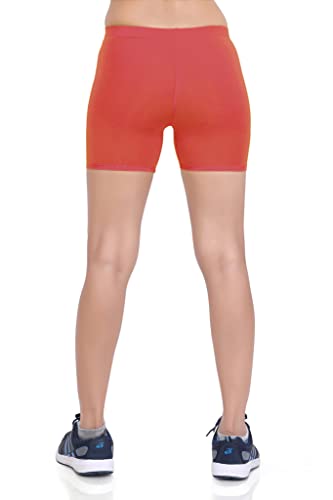 Image of Women's Solid Inner & Outer Wear Active Hot Shorts