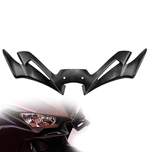 Carenado frontal aerodinámico winglets negros para Yamaha YZF R3 2020 2