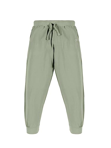 Image of KiddoPanti 100% Cotton Track Pants for Boys & Girls | Soft Single Jersey Fabric | Elastic Waist with Drawcord | Full Length with Rib Hem & Pockets | Joggers and Lowers for Kids