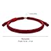 LAMIBEE Original Tibetan Bracelet Black Red and Multicolor Buddhism Handmade Knot Lucky Rope Bracelet Friendship and Couple Bracelet (Dark Red Protection)