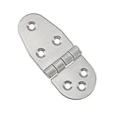 Rounded Stainless Steel Hinges Industrial Electrical Heavy-Duty Vehicle Machinery Parts Hinges 1Pcs(99.5mmX40mm)