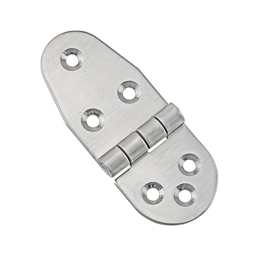 Rounded Stainless Steel Hinges Industrial Electrical Heavy-Duty Vehicle Machinery Parts Hinges 1Pcs(99.5mmX40mm)