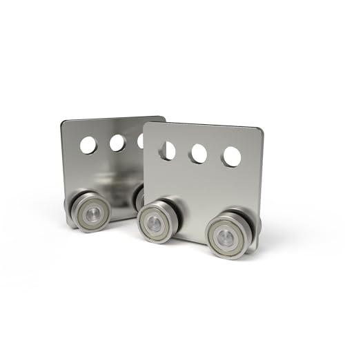 Hi Flame4 Wheel Trolley Assembly, Four Bearing Trolley Assembly for Taller Strut Channel or All 1-5/8" Channel (Pack of 2)