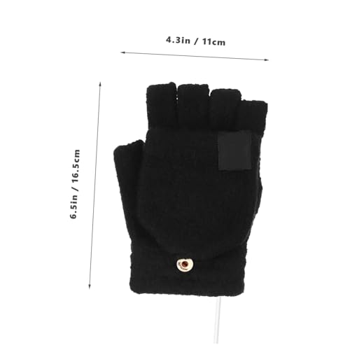 Guantes calefactables USB térmicos de invierno negros unisex para manos frías 2