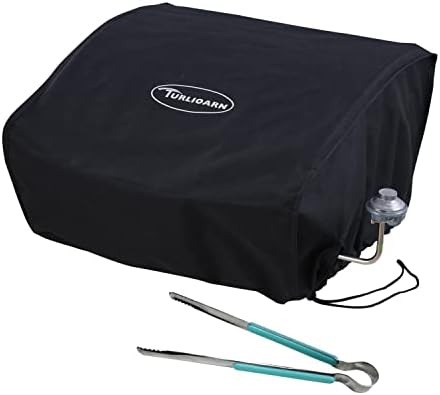 Cover for Blackstone 17 inch Griddle Water Resistant 600D Polyester Heavy Duty Flat top 17" Gas Grill Cover Exclusively Fits Blackstone 17" Griddle Cooking Station-17in Griddle with Hood Cover