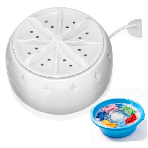 Imagen de Lavadora Portátil Mini de Turbina USB con Rotación Bidireccional