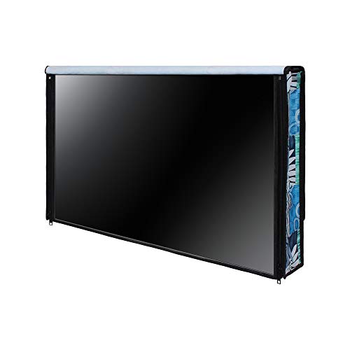Image of DREAM CARE Double Use - Transparent & Printed Flap - 24 Inches LED TV Cover, Waterproof LED TV Cover for (LG, Samsung, Vu, Mi, Realme, TCL, Croma), SA43