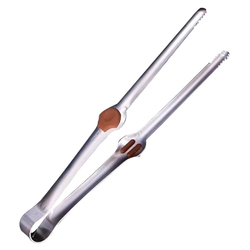 Strumento per la rimozione di Chalaza all', pinze per il ghiaccio da cucina | Turner per grill server, bistecca in acciaio con denti,Strumento per buffet pinza per ghiaccio per bistecca