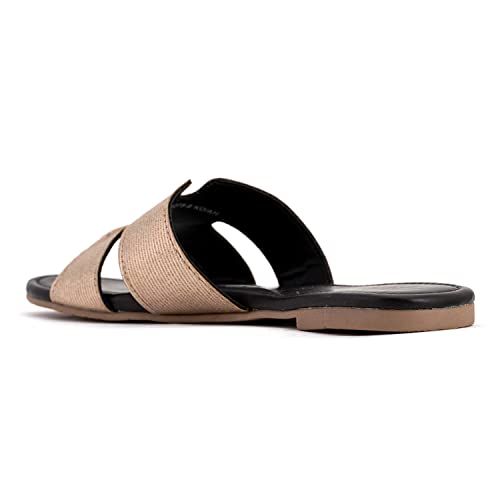 Image of CLEO By Khadim's Synthetic Grey Slip-On Flats For Women