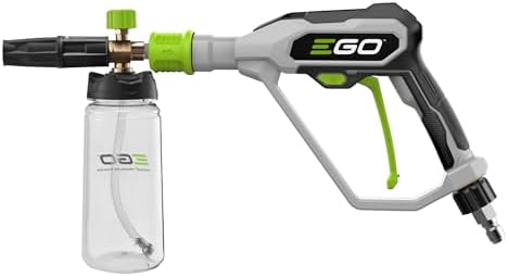 EGO Power+ Premium Brass Foam Cannon with Foam Control Knob and Nozzle Adjustment, Compatible with 3200PSI Pressure Washer HPW3200/HPW3204-2 - AFC3200 image 4